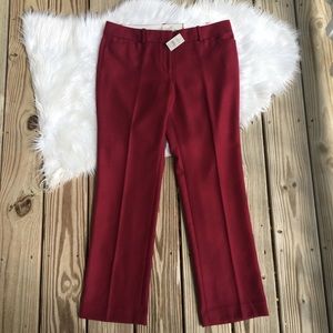 LOFT NWT Marisa Petite Wool Straight Career Pants